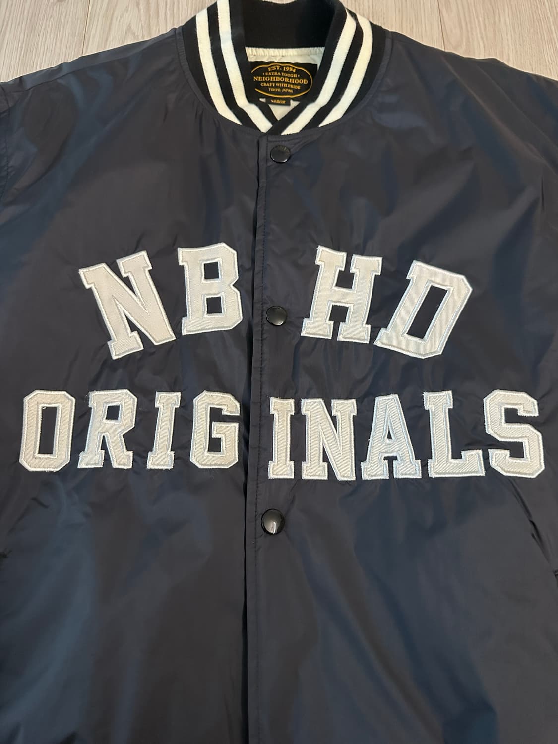 15 네이버후드 베이스볼 자켓 L 상품이미지4