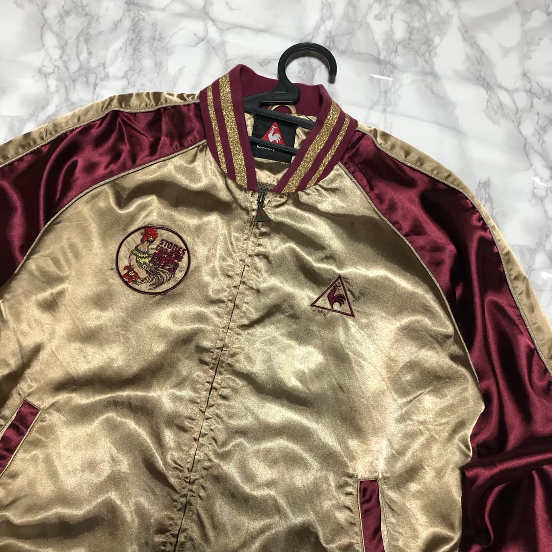 르꼬끄 스카잔 자켓 희귀 스카쟌 버건디 상품이미지2