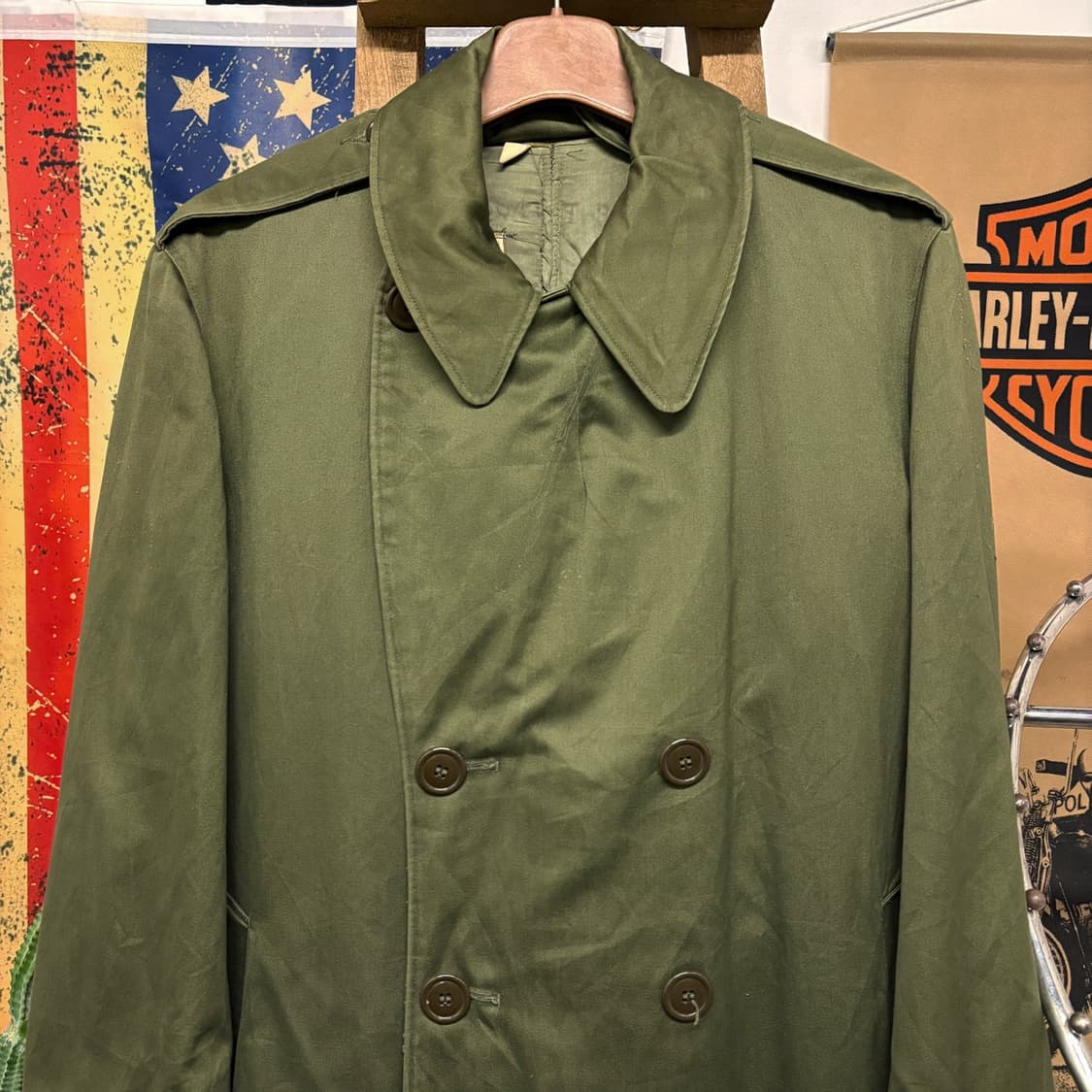 50s U.S. ARMY M-50 오버코트 1952년 생산 N438 상품이미지3