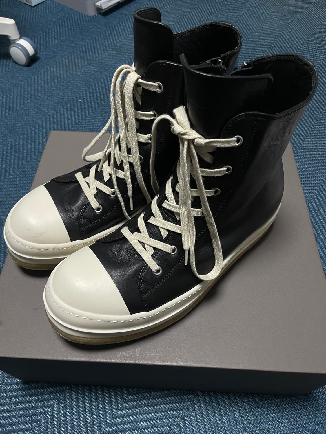 [43] 릭오웬스 25FW 라몬즈 하이 크레페솔 상품이미지1