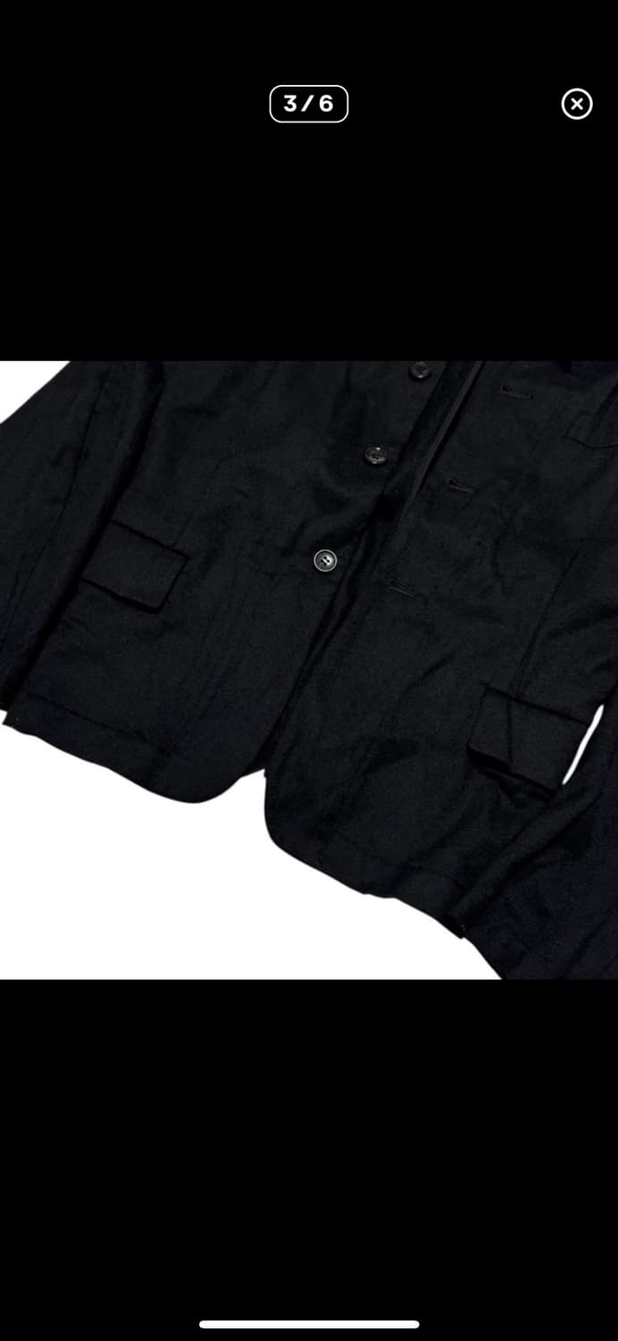 꼼데가르송 블랙 후드 자켓 상품이미지3