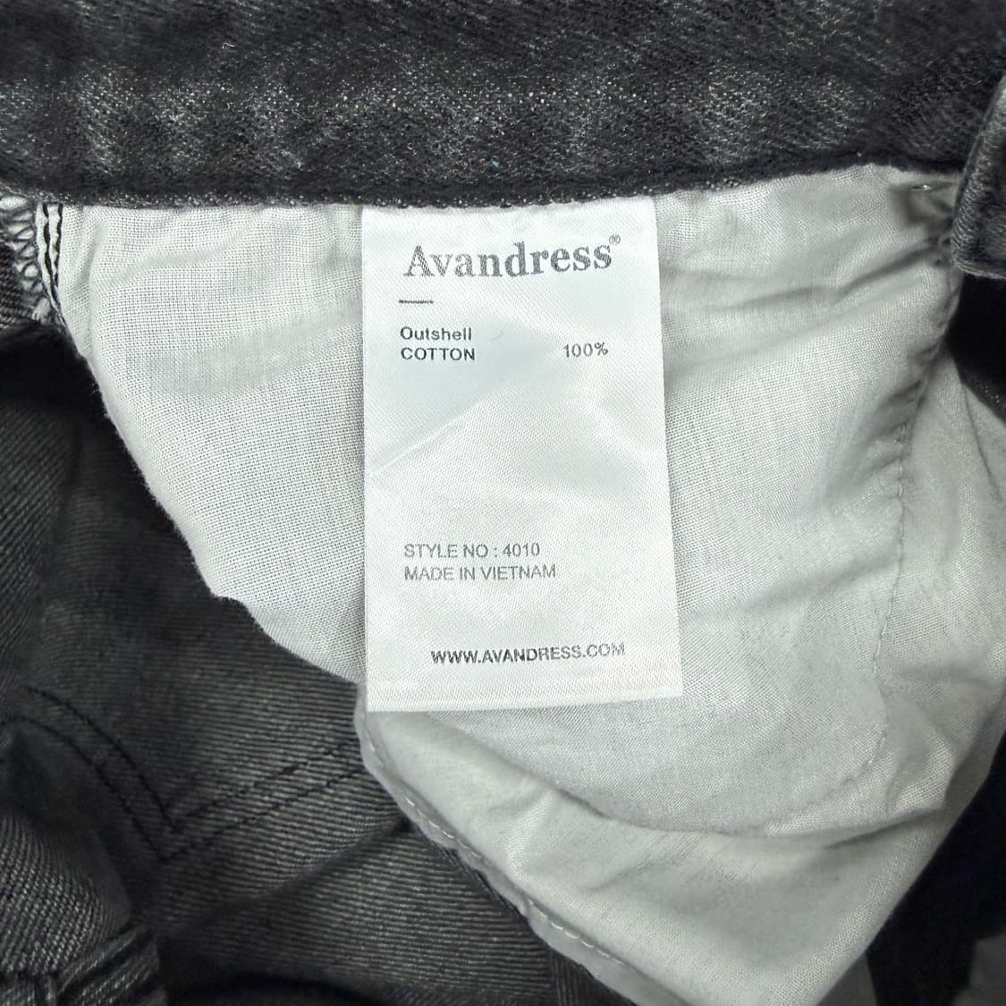 (S)어반 드레스 Avan dress 흑청 카고 데님 반바지 상품이미지3