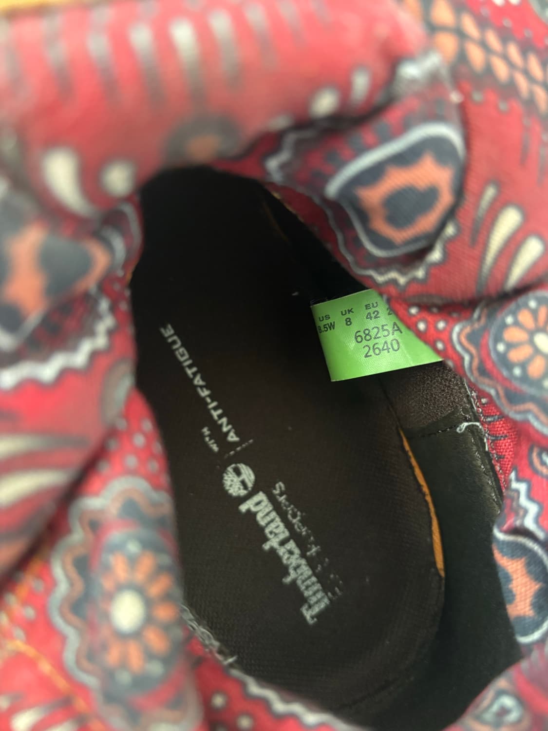 팀버랜드 롤탑 부츠 uk8 265~270 상품이미지3