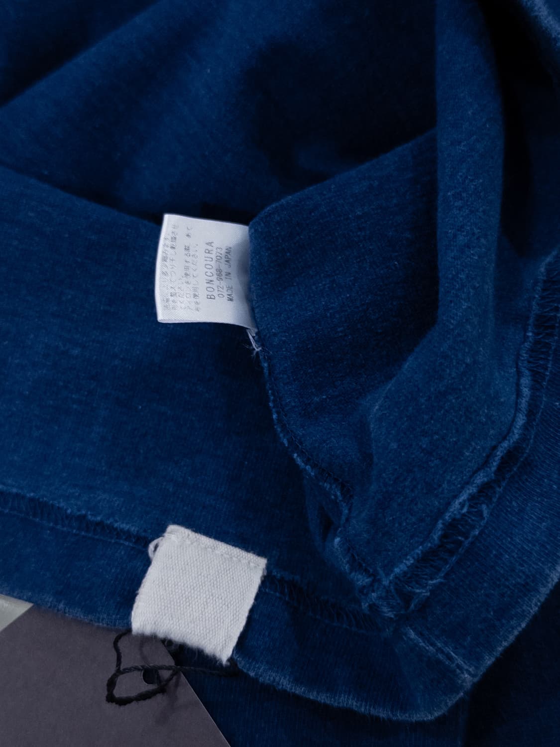 Boncoura Heavyweight Hand-Dyed indigo 상품이미지6