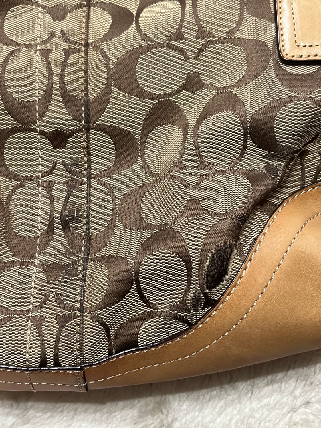 빈티지 코치 숄더백 상품이미지5