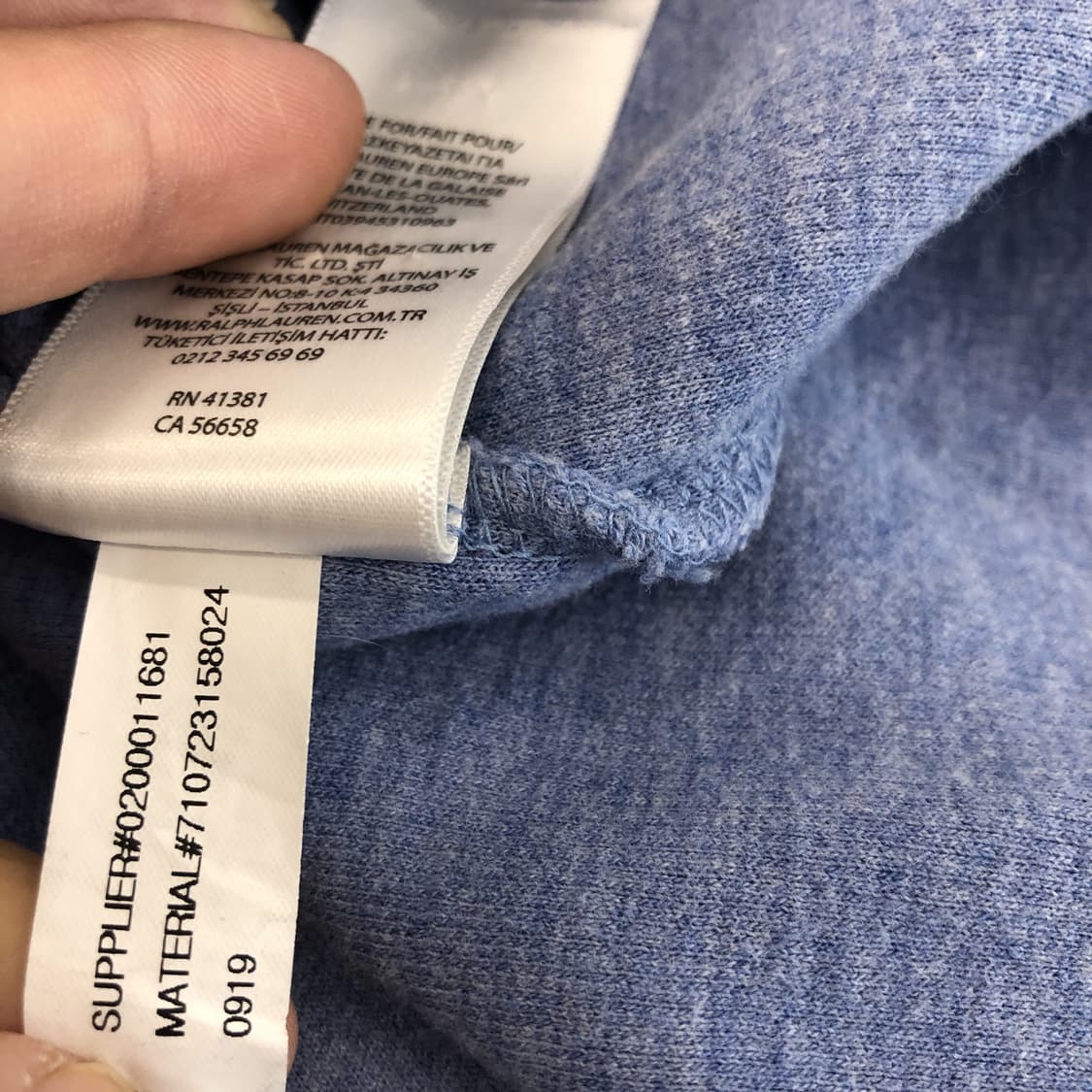 폴로 랄프로렌 상위라인 쿼터집업 S  상품이미지7