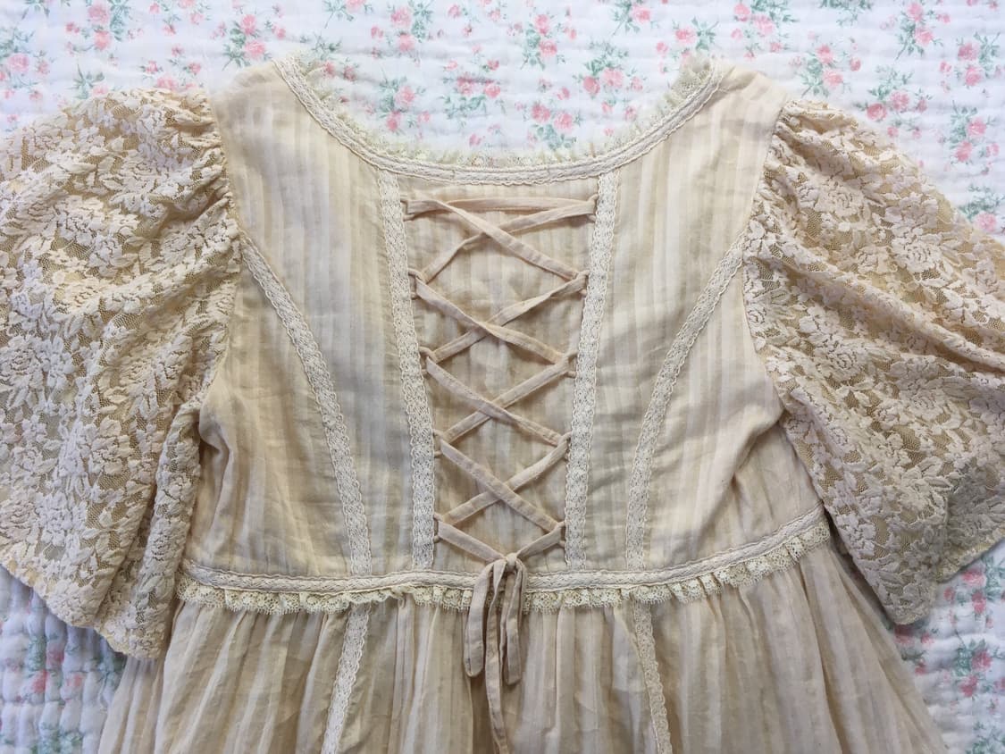 빈티지 앤틱 아일렛 레이스 블라우스 상품이미지10