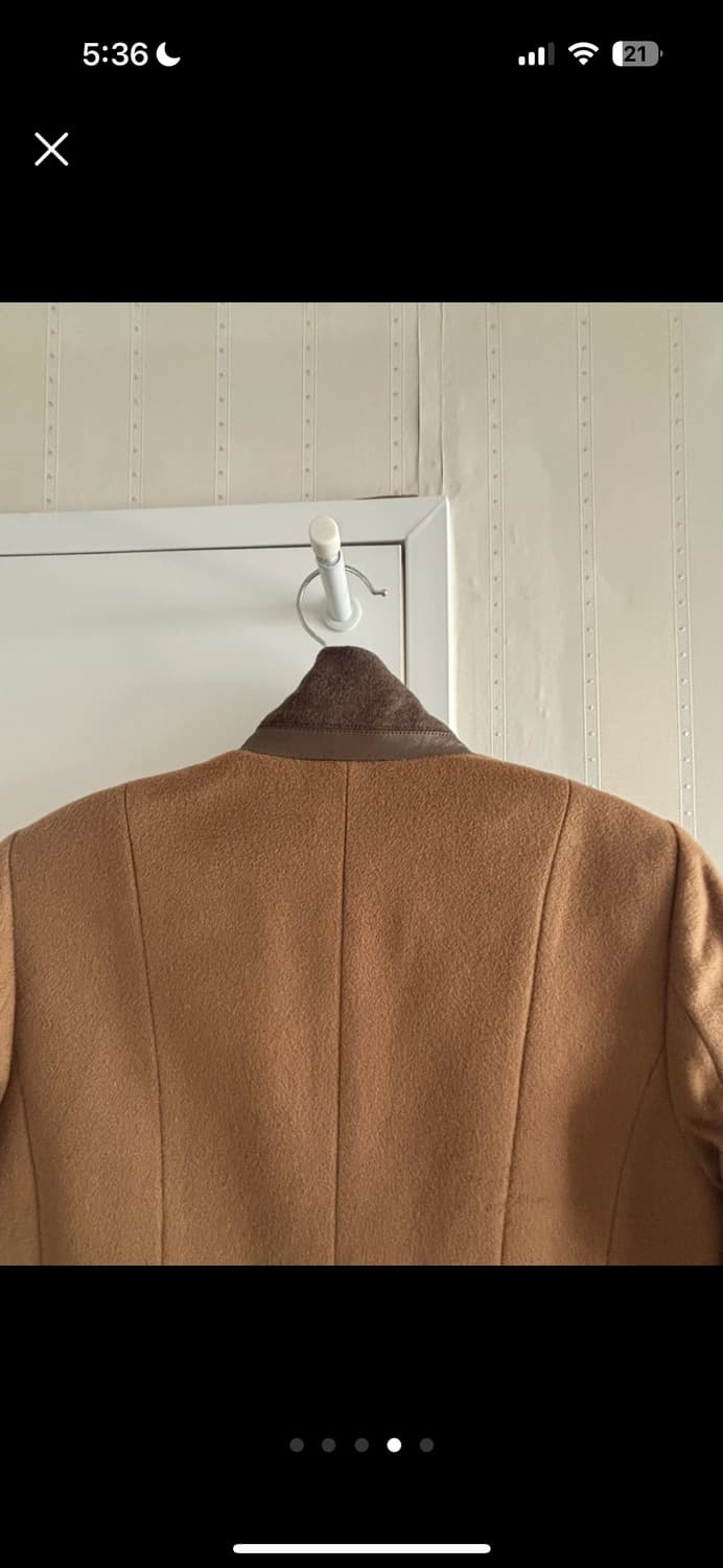 키이스 캐시미어 코트 브라운 상품이미지4