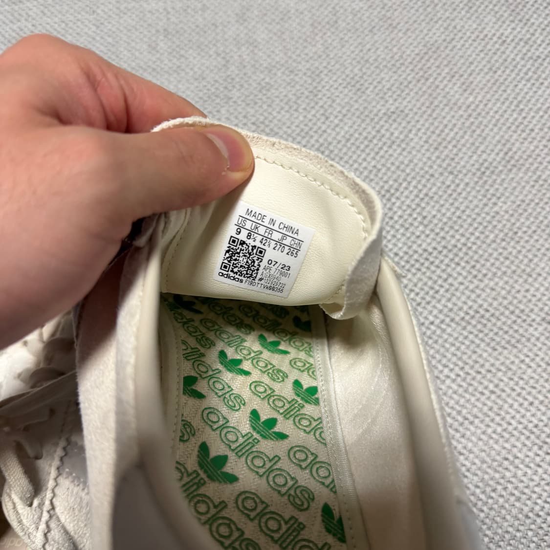 아디다스 토바코 그루엔 크림 화이트 블리스 상품이미지4