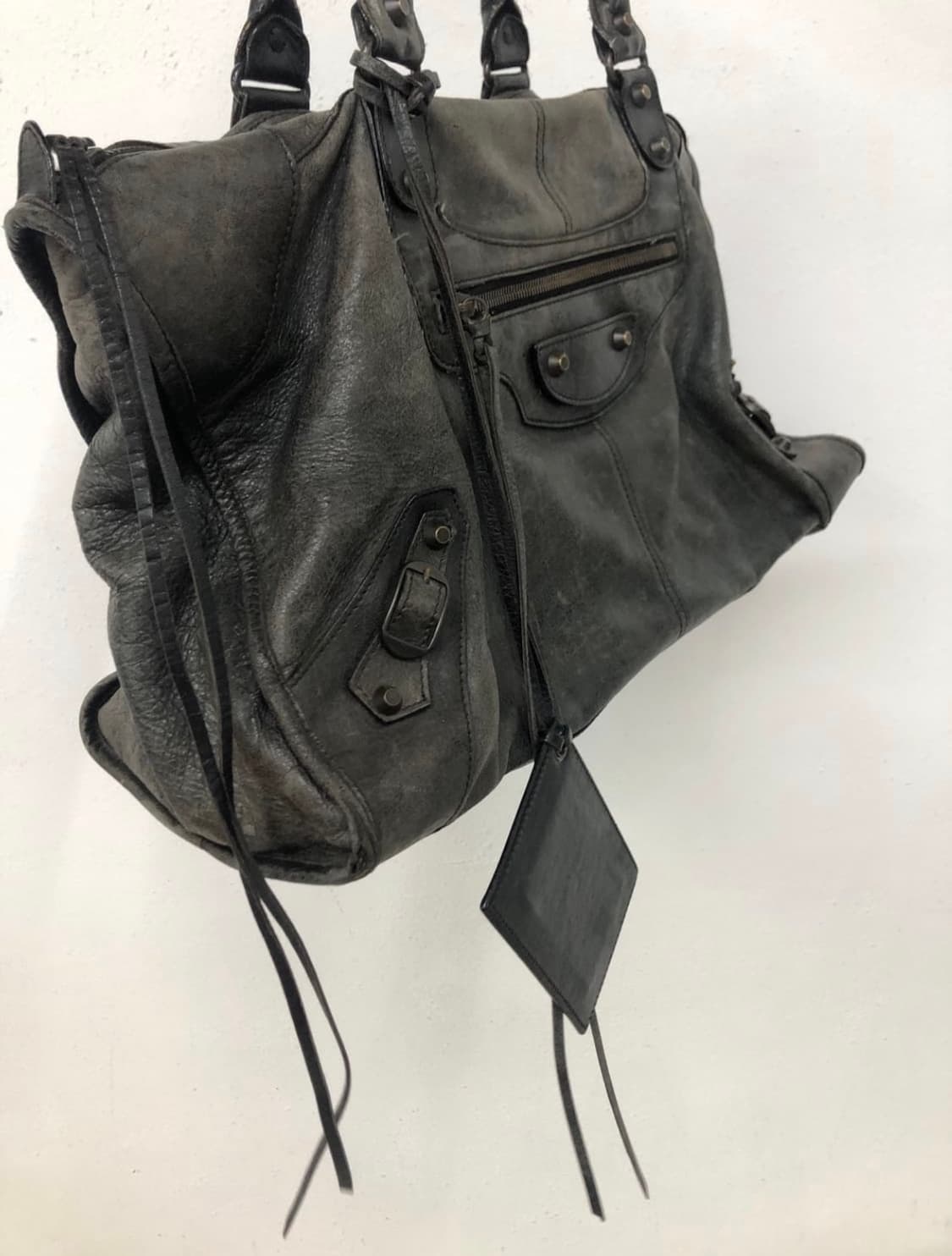 [vintage] 발렌시아가 시티백 블랙 라지 상품이미지5