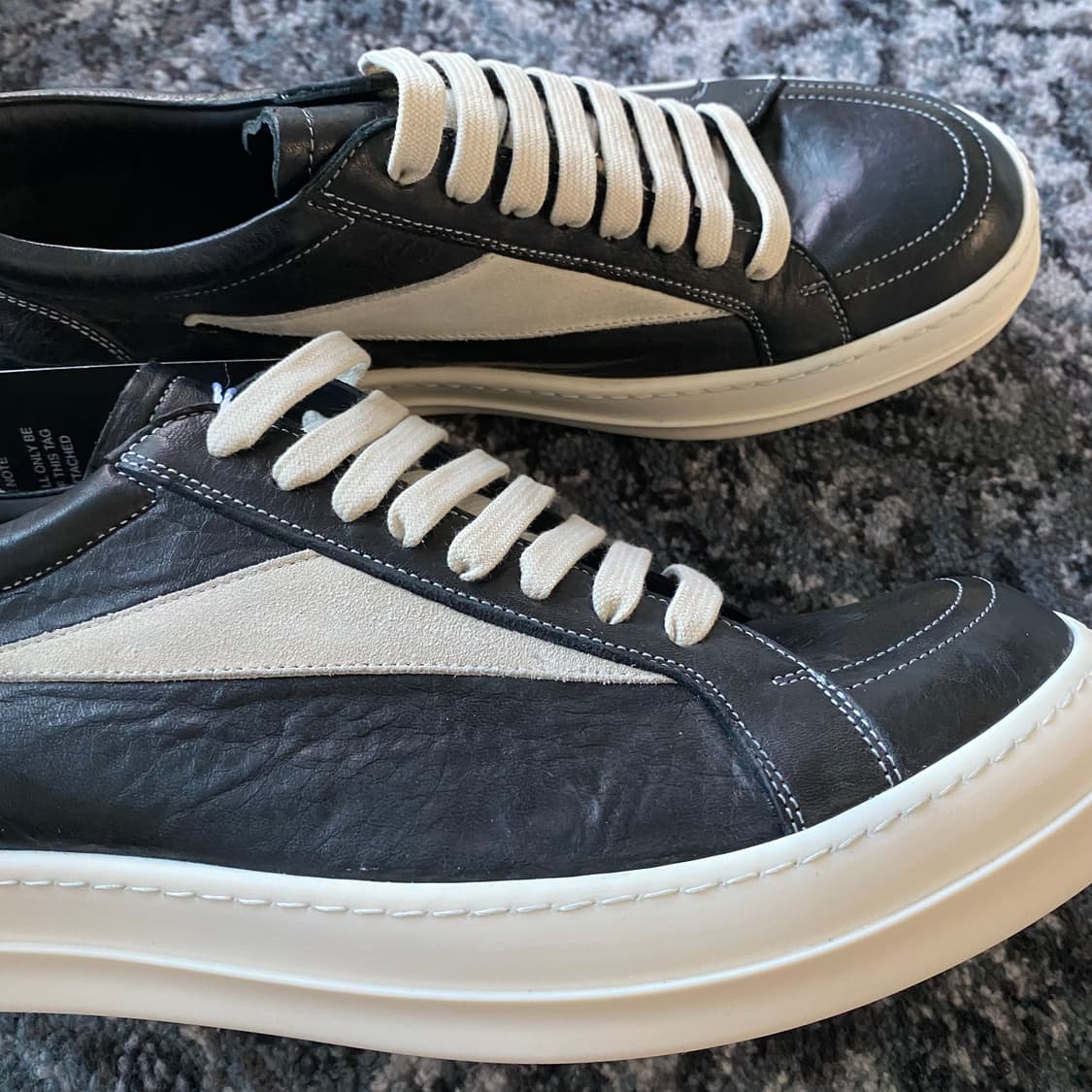 26ss 릭오웬스 템플 빈티지 스니커즈 블랙 44사이즈(LBELVS버젼) 상품이미지9