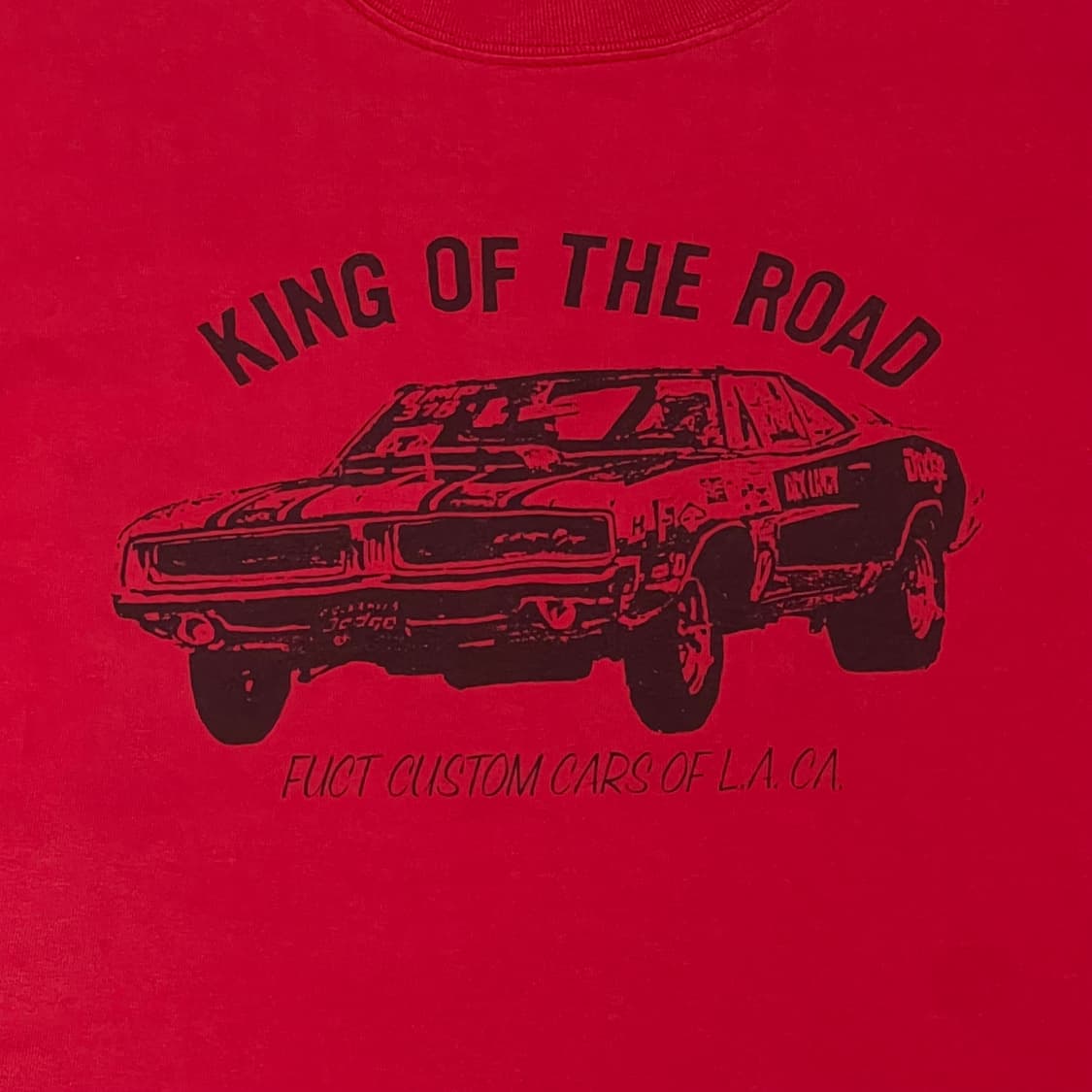 🇺🇸 90s Fuct 'King of the Road' 반팔 레드 상품이미지2