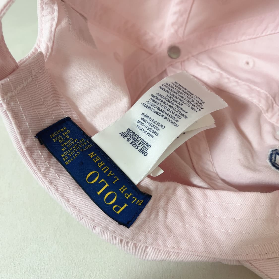 [정품] 폴로 핑크 / 빅로고 모자 상품이미지6