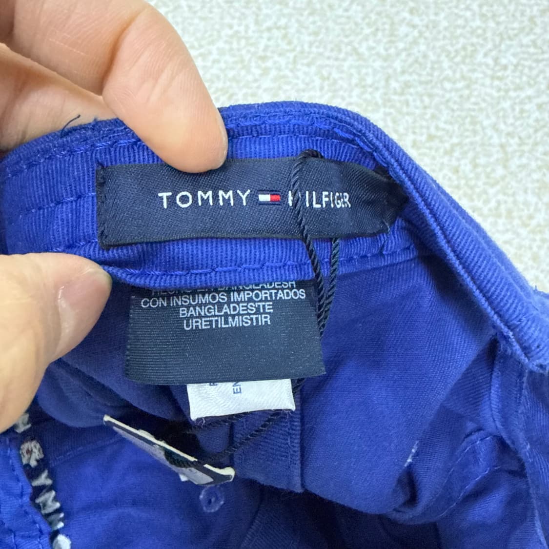 F 새상품 타미힐피거 레터링 로고 볼캡 0130T2 상품이미지4