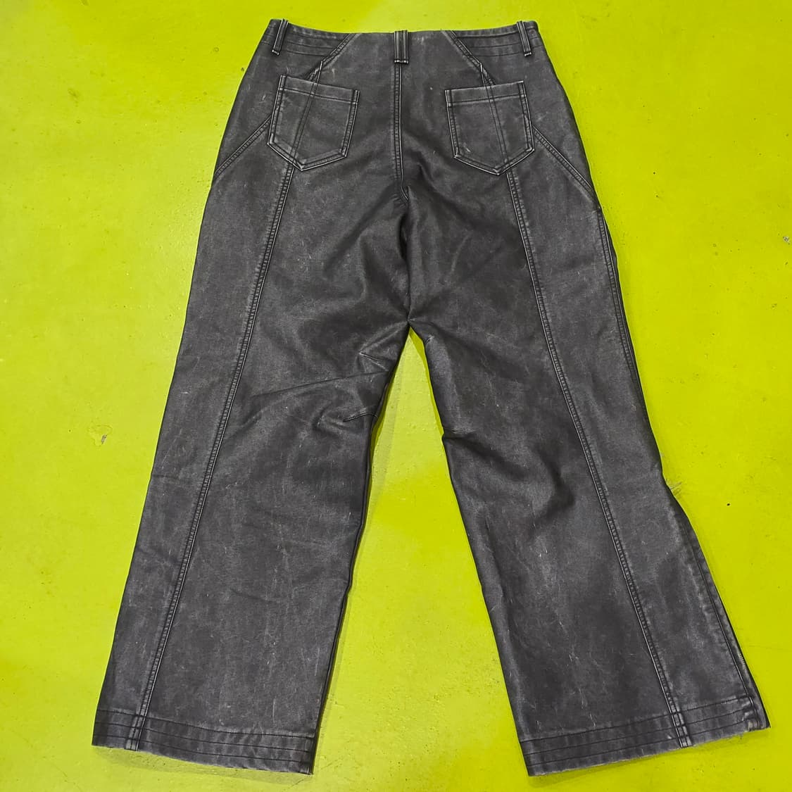 NACHE  레더 부츠컷 팬츠 INDUSTRIAL LEATHER 상품이미지9