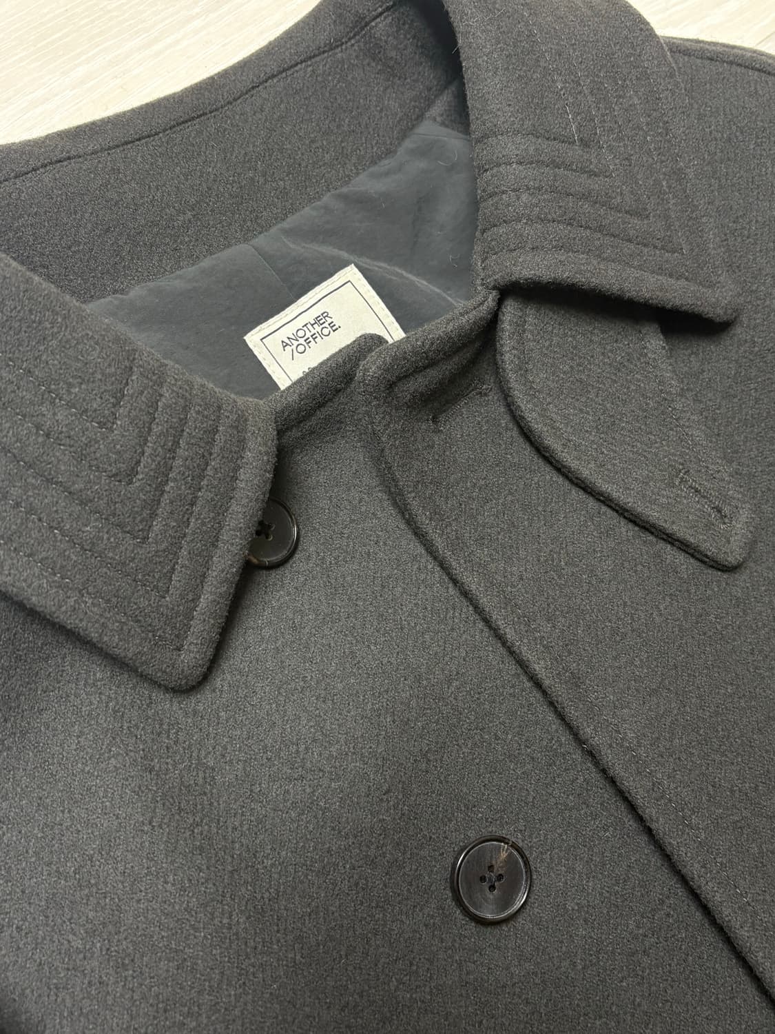 [3]어나더오피스 보이저 발마칸 코트 그라파이트 상품이미지2