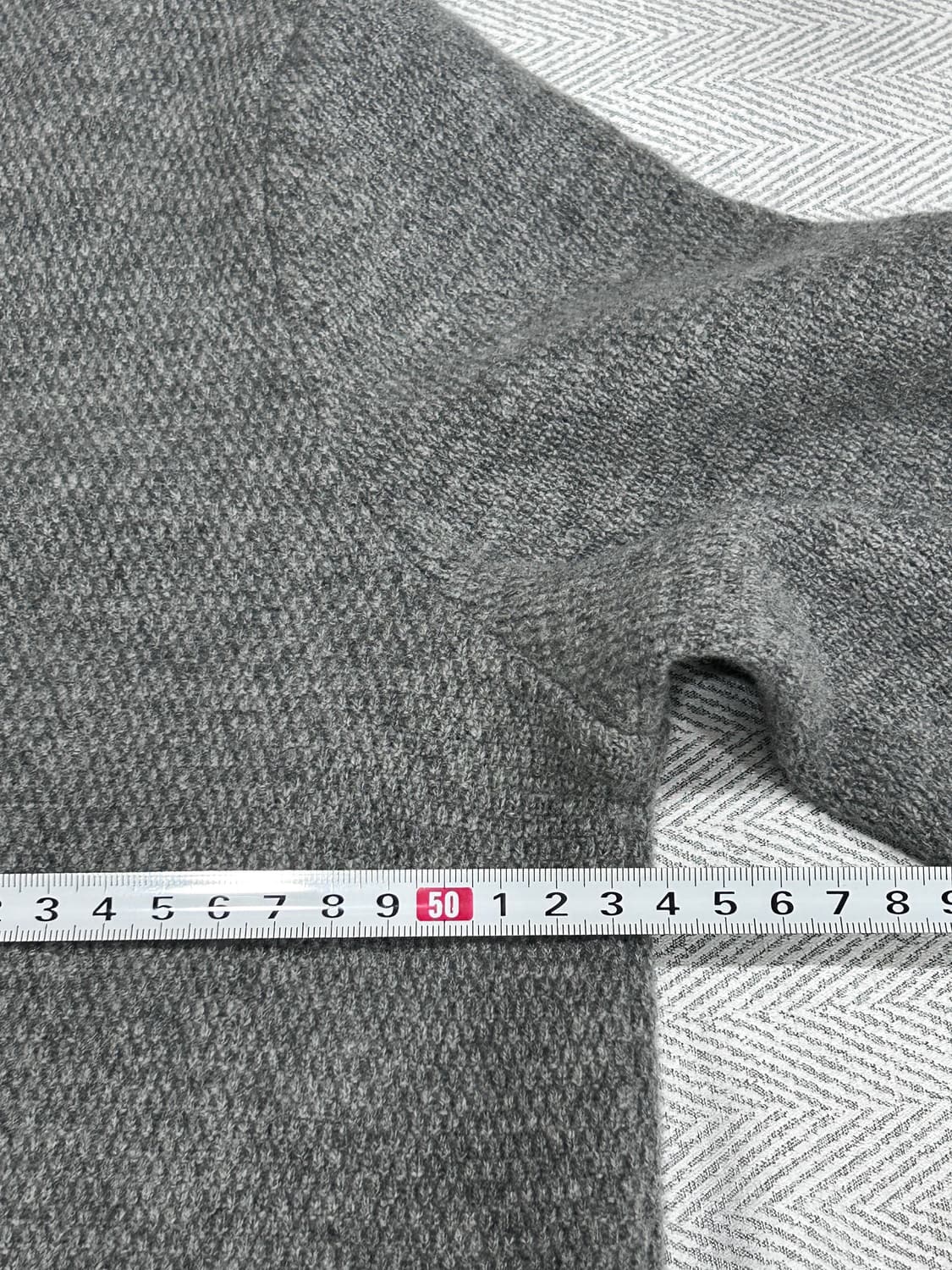 라코스테 울 라운드넥 니트 남성 M 100사이즈 그레이 상품이미지8