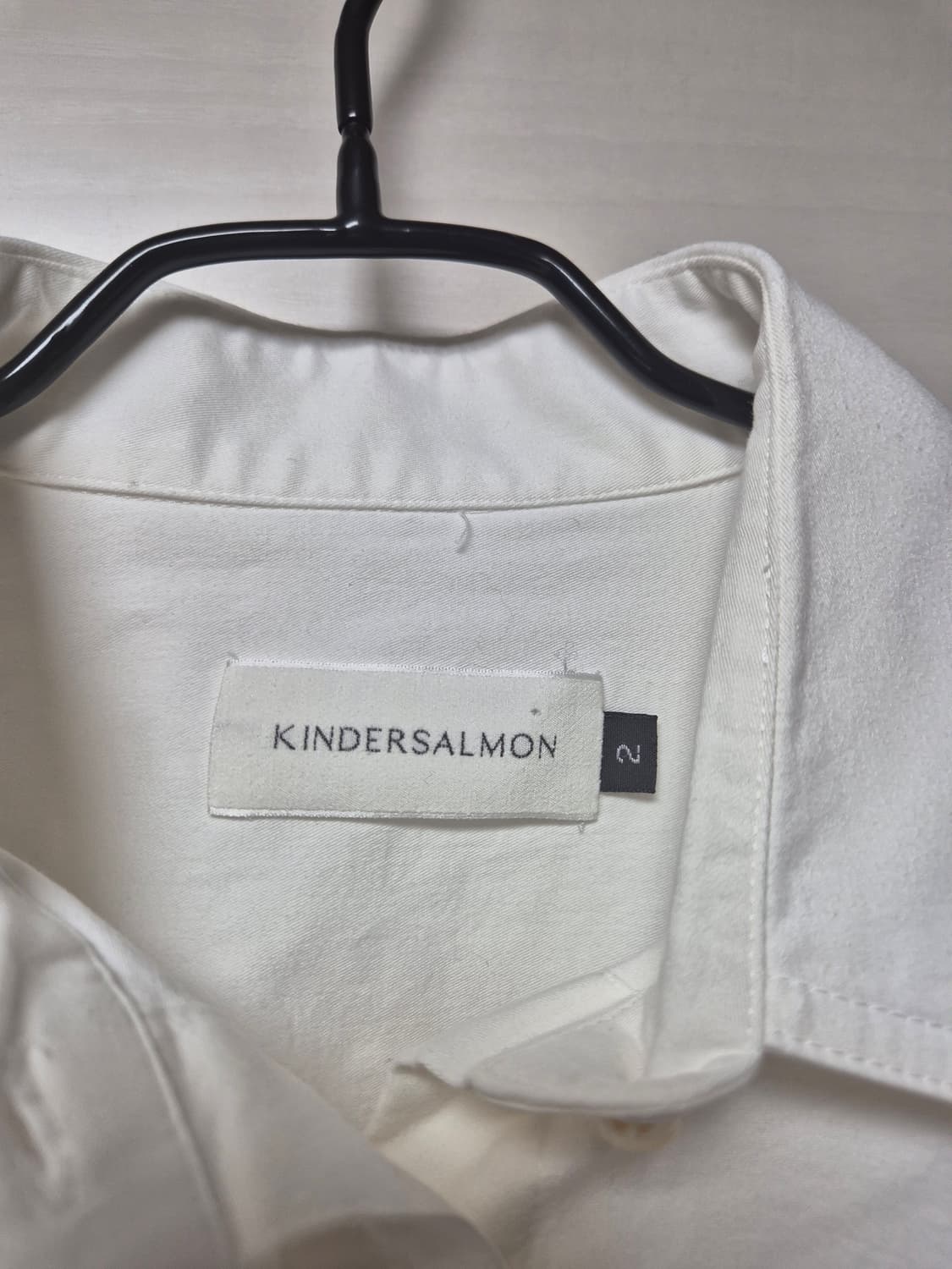 킨더살몬 오버사이즈 셔츠 2사이즈 상품이미지3