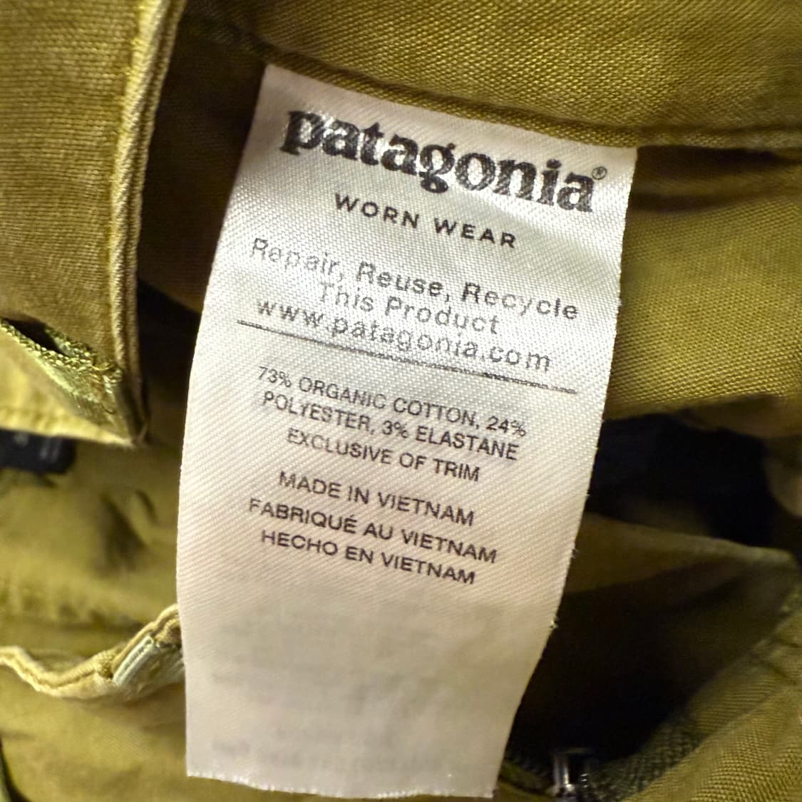 [정품/30] 파타고니아 카키색 면바지 카고바지 스타일 b18 상품이미지5