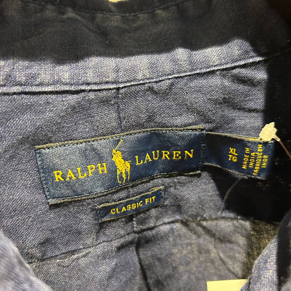 Polo Ralph Lauren Navy Linen Shirts 상품이미지8