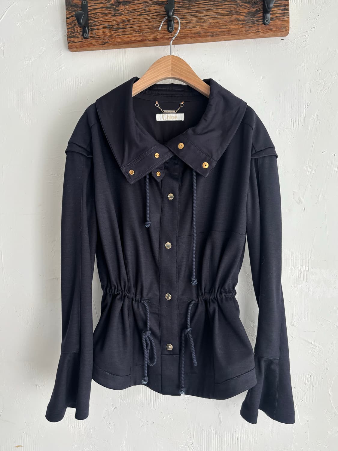 Chloe 끌로에 네이비 울 버튼 가디건  상품이미지5