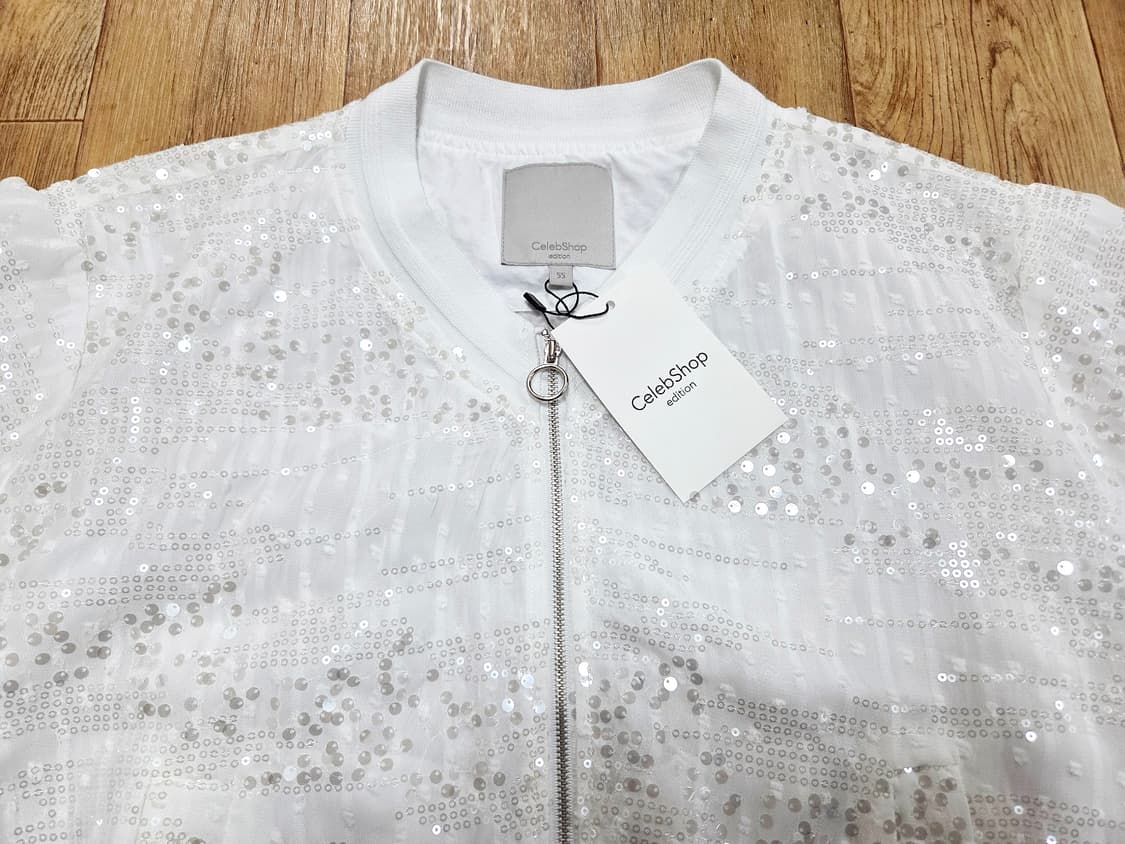 셀렙샵에디션(celebshop) 스팽글 봄버점퍼 55-66 새상품 상품이미지2