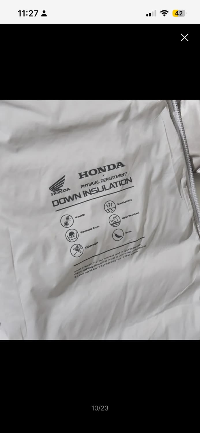 혼다 경량패딩  상품이미지6