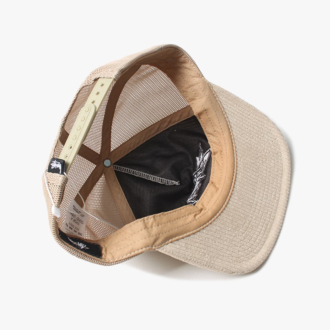 STUSSY "Beige Mesh Cap" 상품이미지5