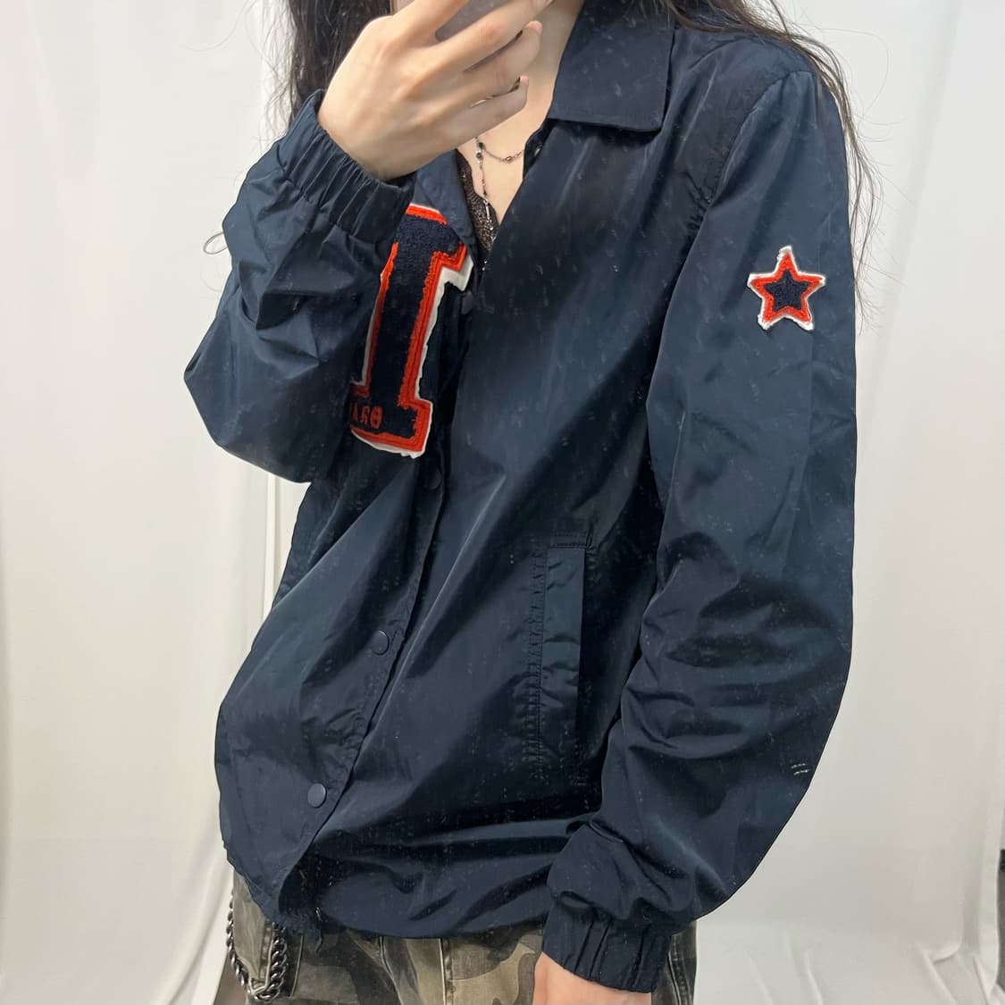 Diesel navy coach jacket 상품이미지4