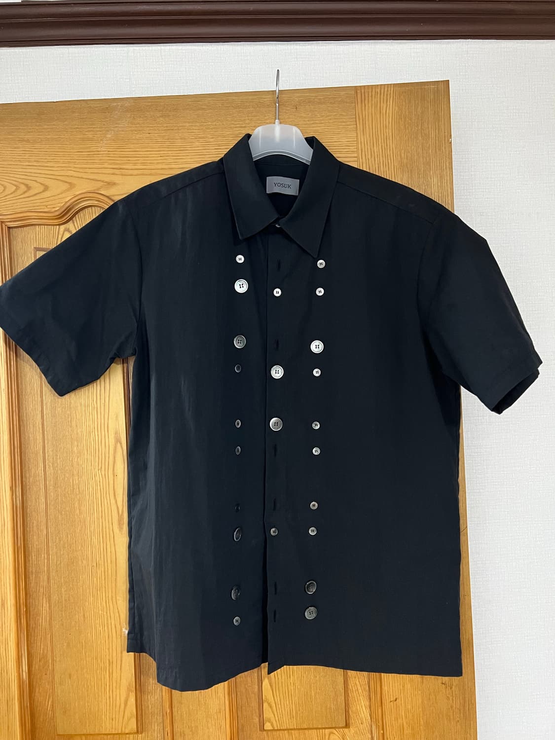 Bless me button shirts(Black) M 상품이미지1