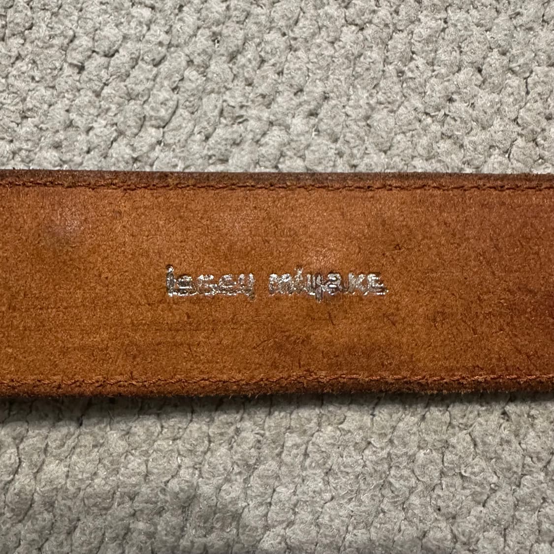 90s 이세이 미야케 레더 벨트 상품이미지3