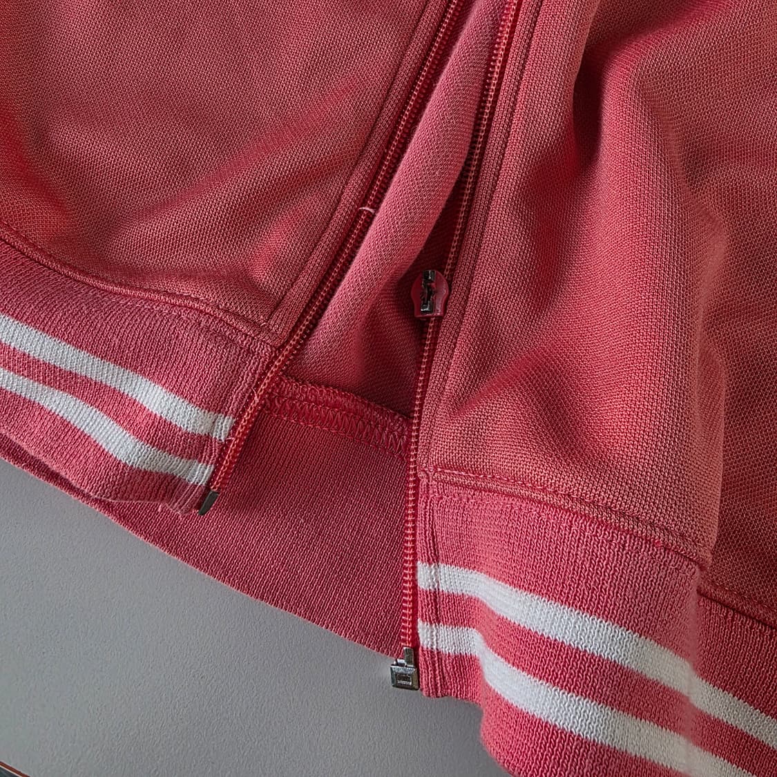 챔피온 일본판 빈티지)00s자몽핑크 오네갸루y2k대대장 빅로고 후드베스트 상품이미지6