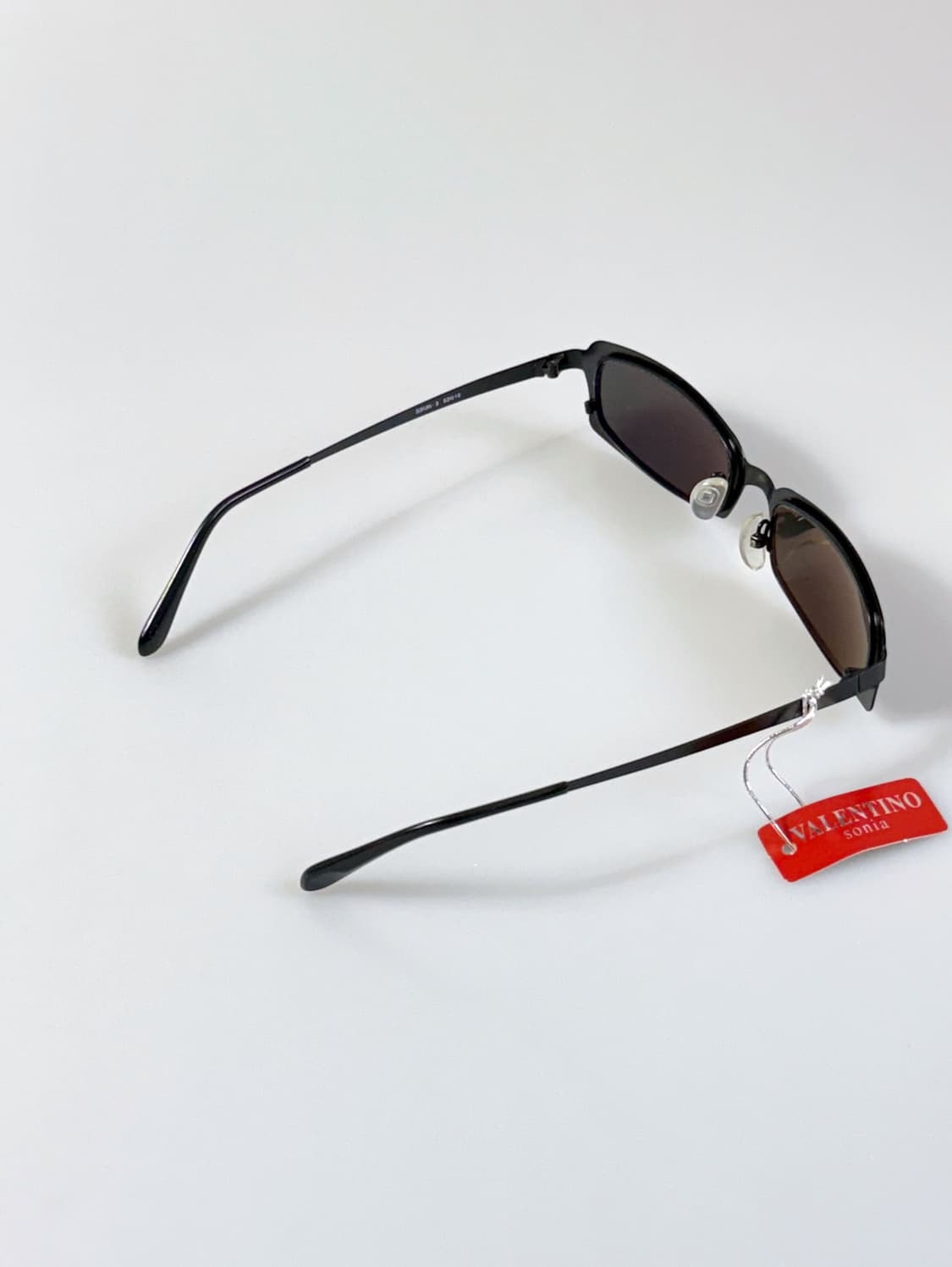 VALENTINO SONIA JAPAN 블랙 메탈릭 빈티지 선글라스 상품이미지5