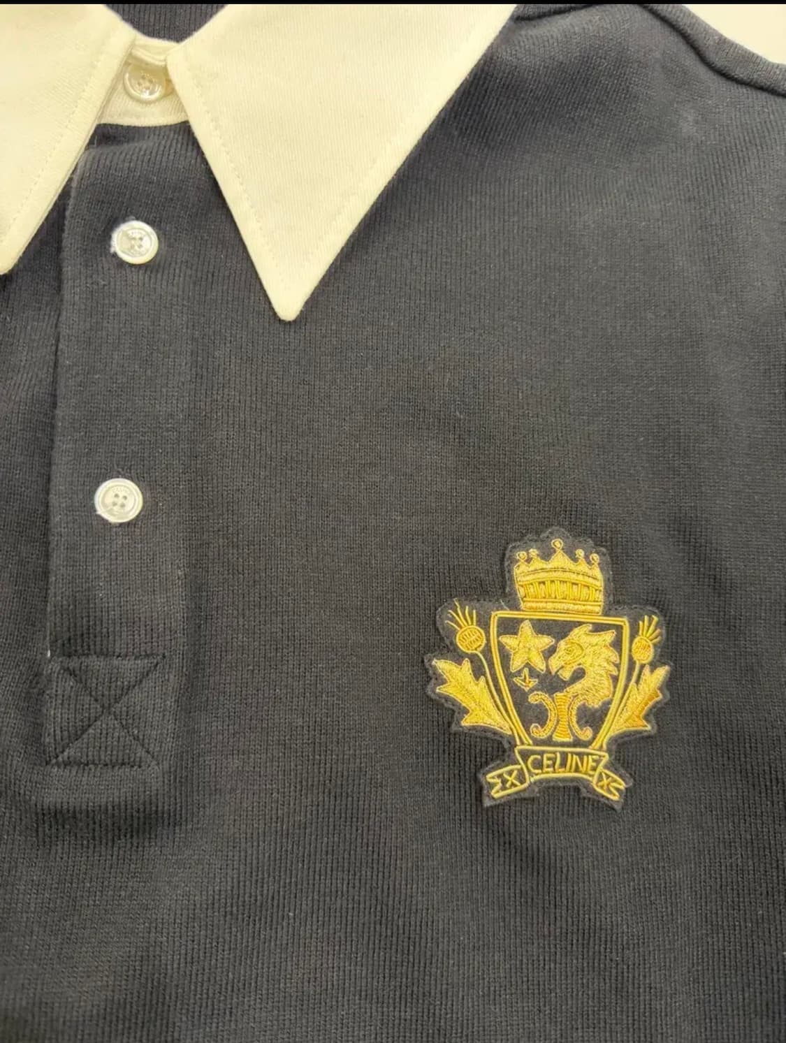 셀린느 PK카라 엠브로이더리 맨투맨 상품이미지3