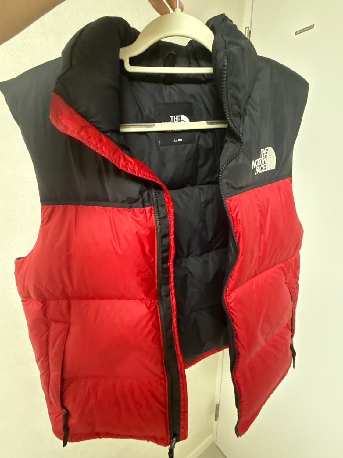 [L] 노스페이스 1996 레트로 눕시 베스트 레드 패딩조끼 상품이미지2