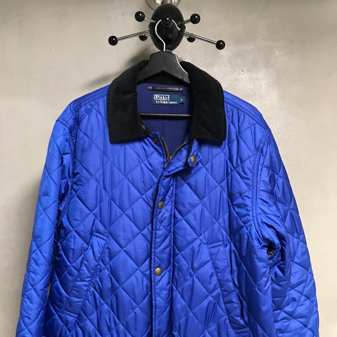 폴로 랄프로렌 퀄팅 자켓 블루 L 상품이미지2