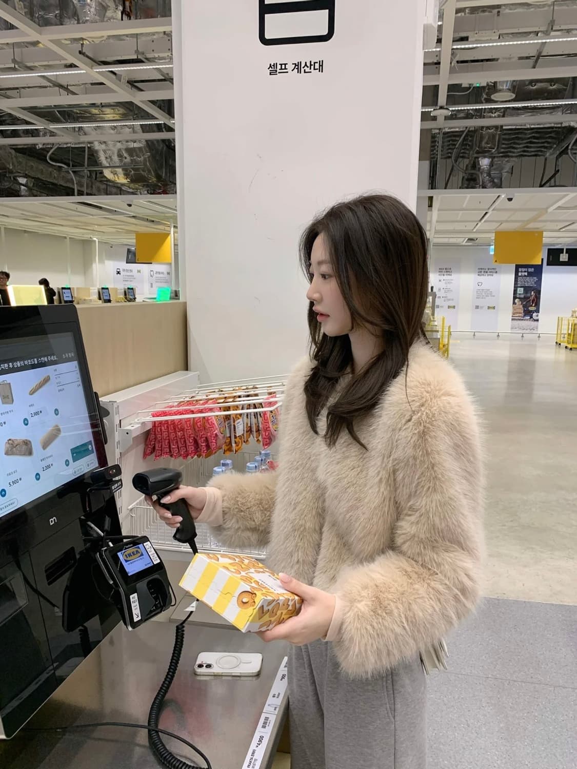 (새상품)제니오 무무 퍼자켓 상품이미지5