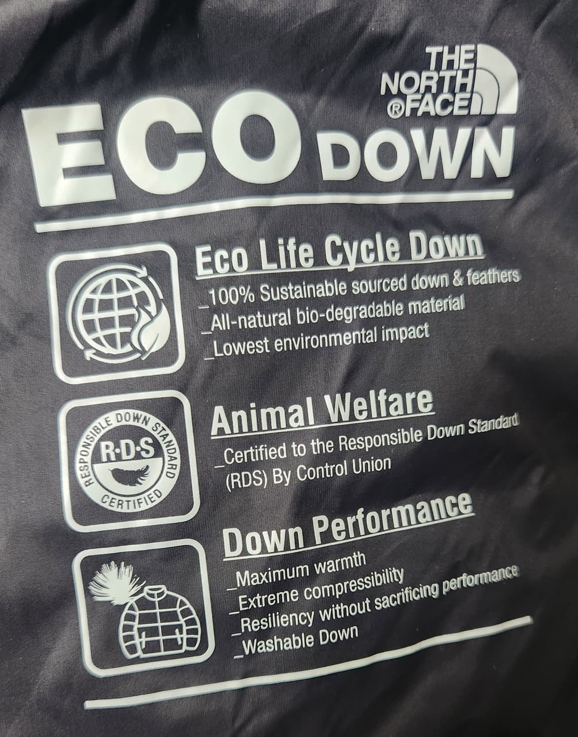 노스페이스 화이트라벨 노벨티 구스패딩 105 상품이미지6