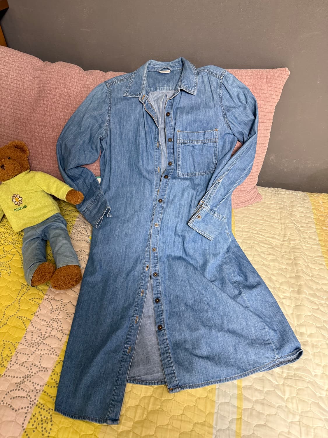 R.SHEMISTE 데님 원피스 상품이미지1