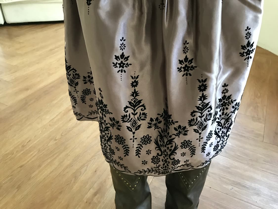 vintage pattern skirt 상품이미지5