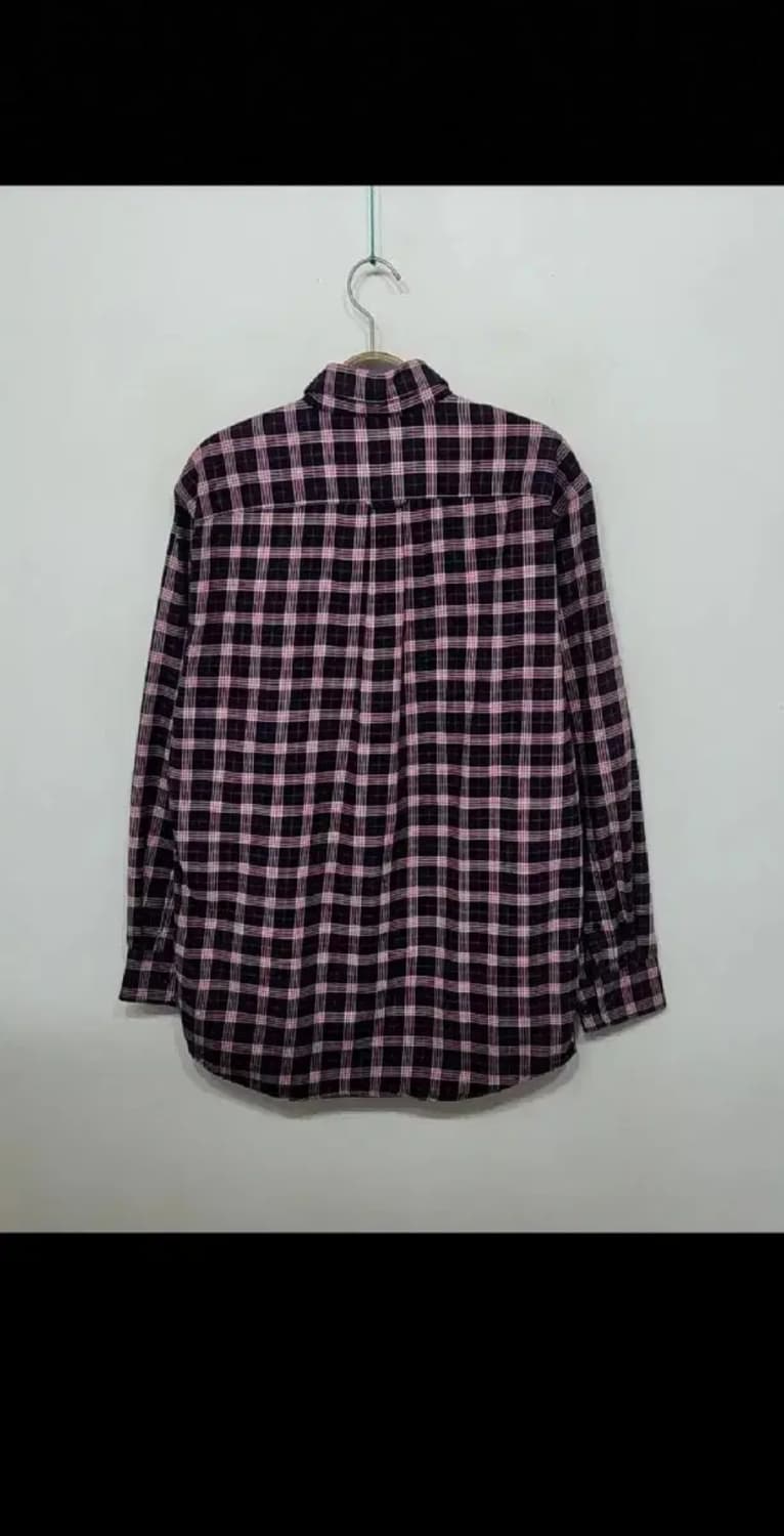 (L) 라코스테 셔츠 체크 남방 포켓 로고 캐주얼  상품이미지6