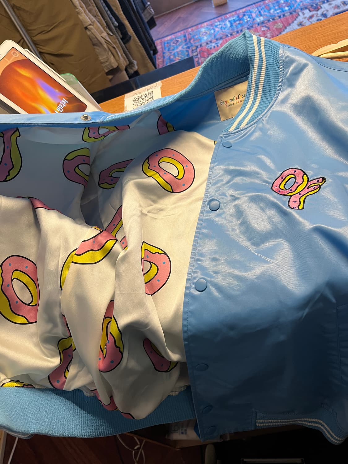 Odd Future x Beyond Closet Satin Varsity 상품이미지4