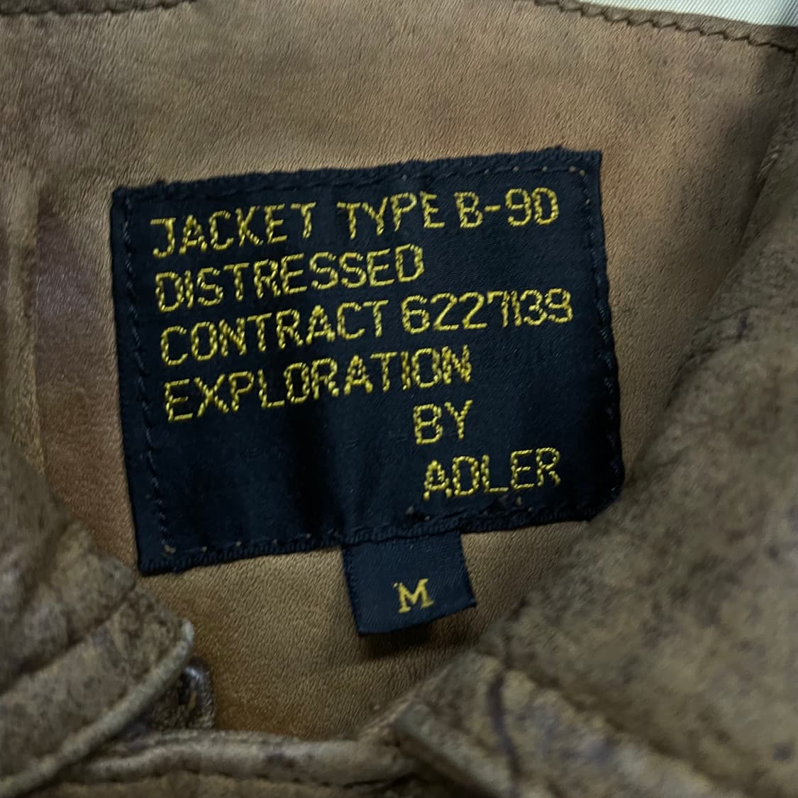 아들러 Adler b-90 A2 디스트레스드 가죽 자켓 상품이미지5