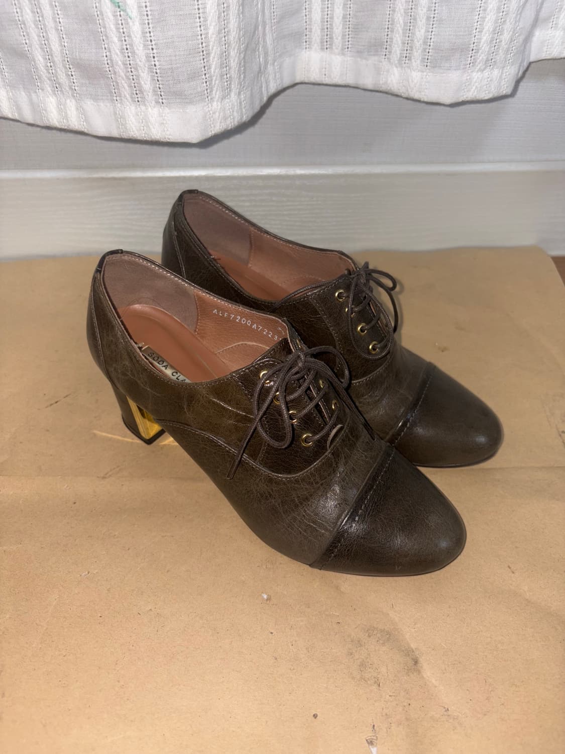 SODA 다크브라운 앵클부츠 6D 상품이미지2