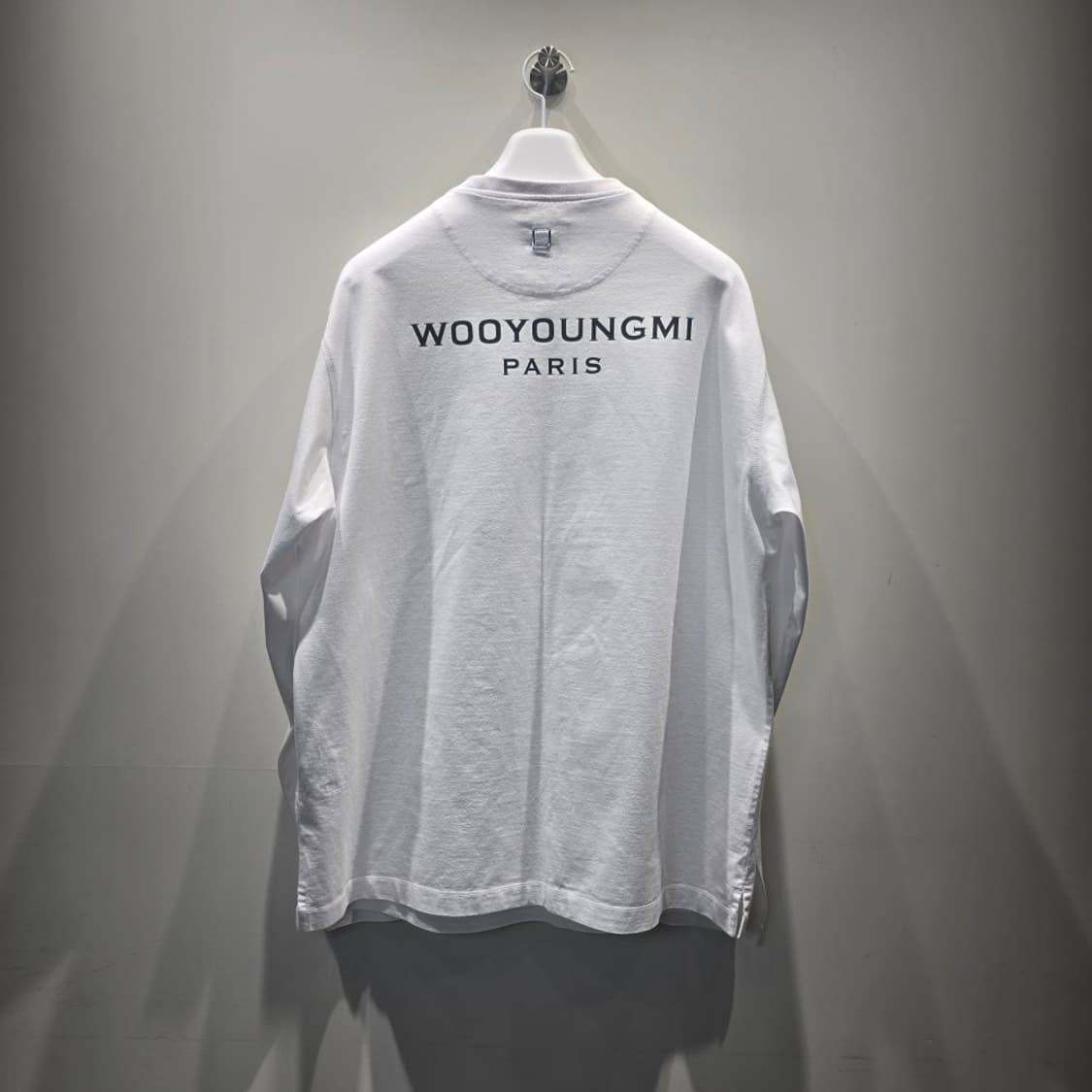 [중고/정품] 우영미 백로고 롱 슬리브 50 (화이트) 상품이미지2