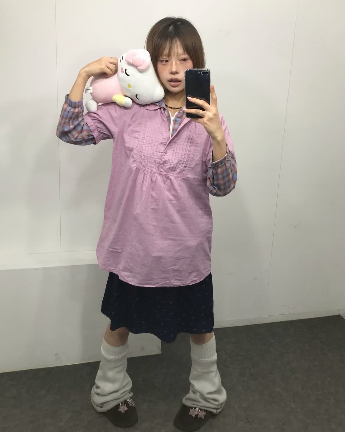 𖤐 핑크 체크 러블리걸set𖤐  상품이미지1