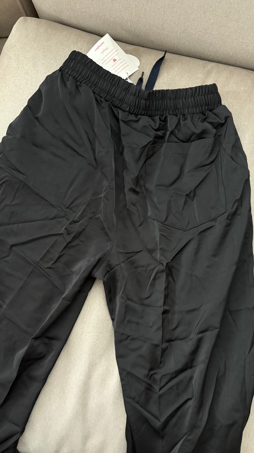 [메타퍼] MET slit wide slacks black 상품이미지9