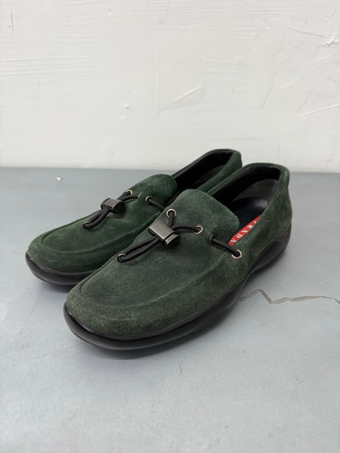 Prada suede toggle slipon loafers 프라다 로퍼 상품이미지1