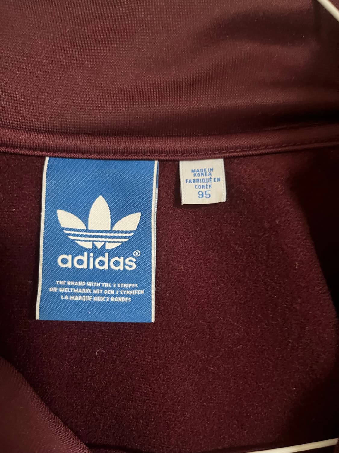 아디다스 마룬 버건디 져지 상품이미지2