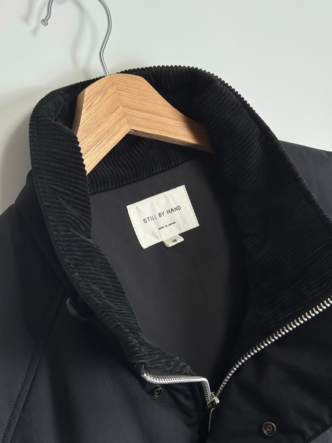 스틸바이핸드 스탠드칼라 패디드 하프 코트 48 상품이미지5